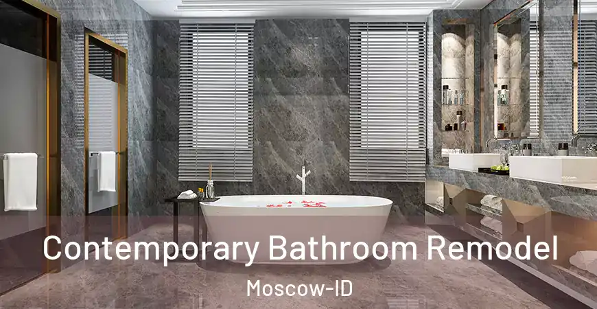 inner Bathroom imggen Contemporary Bathroom Remodel Moscow-ID