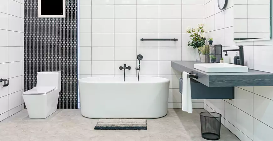 Contemporary Shower Remodel in Moscow